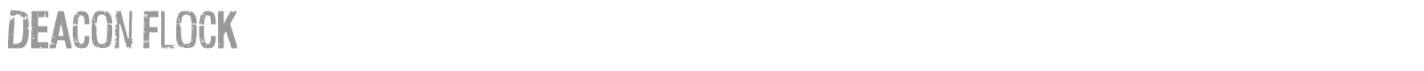 Deacon Flock font preview